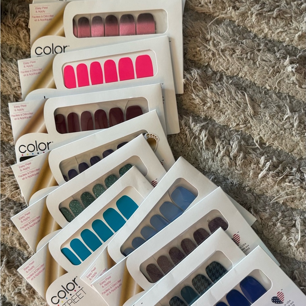Color Street Vibrant Nail Polish Strips Collection